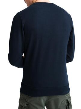 Sweatshirt Superdry Core Logo Stripe Blau Man