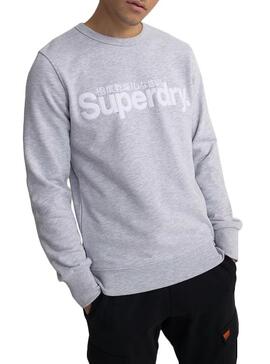 Sweatshirt Superdry Core Logo Grau Herren