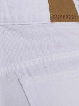 Jeans Superdry Wide Leg Weiße Damen