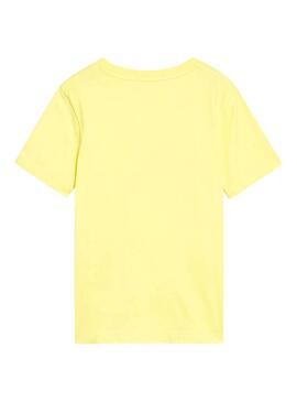 T-Shirt Calvin Klein Jeans Monogram Gelb 