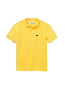 Polo Lacoste Basic Gelb für Jungen