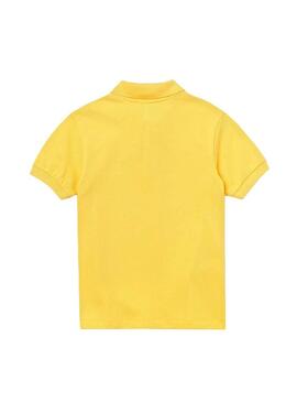 Polo Lacoste Basic Gelb für Jungen