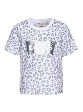 T-Shirt Levis Animal Weiss für Mädchen