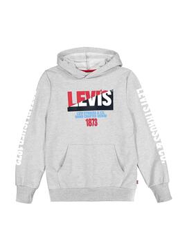 Sweatshirt Levis Moto Grau für Jungen