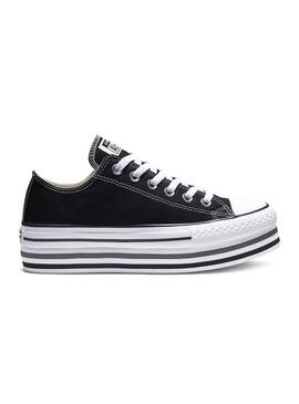 Converse Chuck Taylor All Star Plattform Schwarze