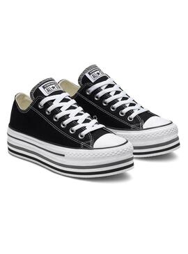 Converse Chuck Taylor All Star Plattform Schwarze