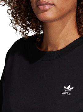 Adidas Trefoil Schwarzes Kleid für Damen