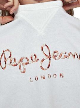 Sweatshirt Pepe Jeans Kara Weiße für Damen