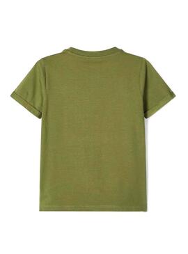 T-Shirt Name It Vux Grün für Jungen