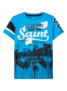 T-Shirt Name It Fauzt Blaue für Jungen