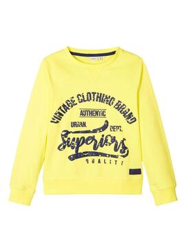 Sweatshirt Name It Flow Gelb für Mädchen