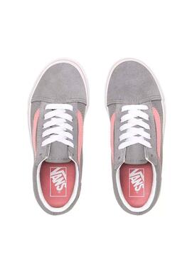 Sneaker Vans JN Old Skool Graue Mädchen