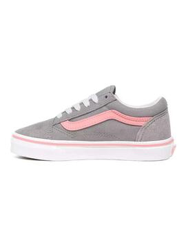 Sneaker Vans JN Old Skool Graue Mädchen