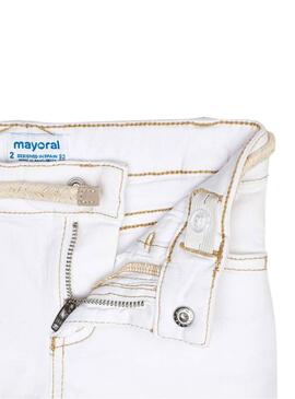 Short Mayoral Basic Weiß für Mädchen
