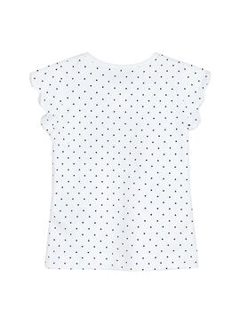 T-Shirt Mayorale Topos Weiß für Mädchen