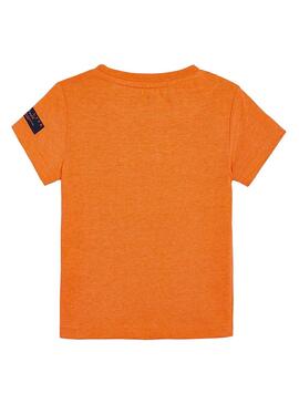 T-Shirt Mayoral Car Orange für Jungen