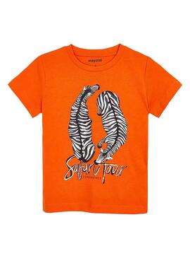 T-Shirt Mayoral Safari Orange für Jungen