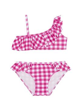 Bikini Mayoral Vichy Pink Fuchsia für Mädchen