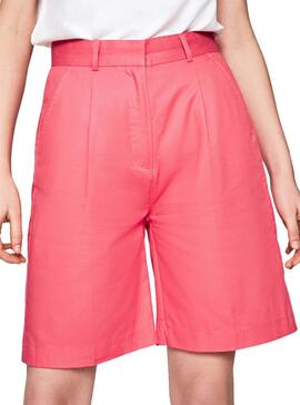 Bermuda Pepe Jeans Laetitia Pink für Damen