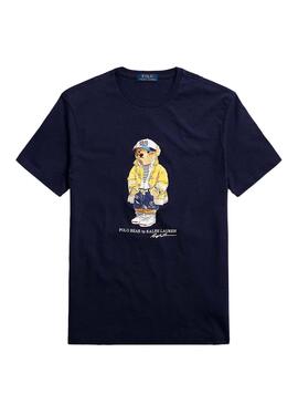 T-Shirt Polo Ralph Lauren Polobear Marine Blau Herren