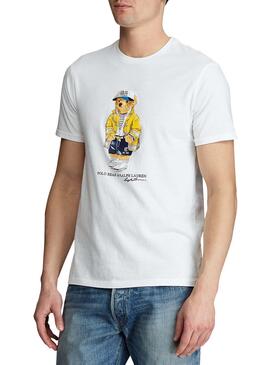 T-Shirt Polo Ralph Lauren Polobear Weiß Herren