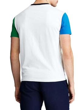 T-Shirt Polo Ralph Lauren Weiß Tasche Herren
