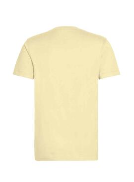 T-Shirt Calvin Klein Organic Logo Gelb Herren