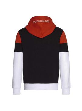 Sweatshirt Calvin Klein Farbe Block Hoodie Herren