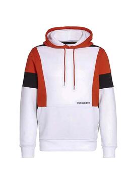 Sweatshirt Calvin Klein Farbe Block Hoodie Herren