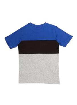 T-Shirt Fila Color Block Blau für Jungen
