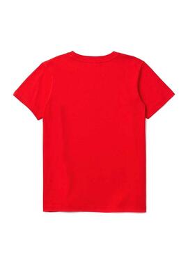 T-Shirt Lacoste Sports Rot für Jungen