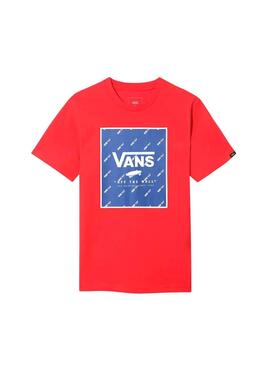 T-Shirt Vans Racing Rot für Jungen