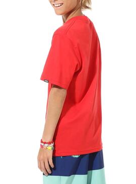 T-Shirt Vans Füllen Sie Rot für Jungen