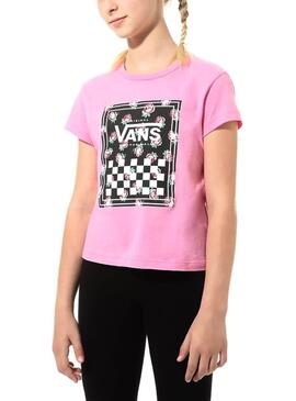 T-Shirt Vans Boxed Pink für Mädchen
