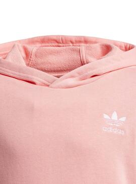 Sweatshirt Adidas Lock Up Rosa für Mädchen