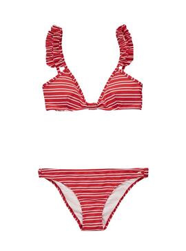 Bikini Pepe Jeans Ilana Rot für Damen