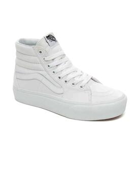 Sneaker Vans Sk8-Hi 2.0 Plattform Weiss Damen