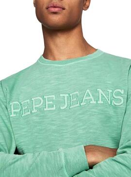 Sweatshirt Pepe Jeans Gavin Grün für Herren
