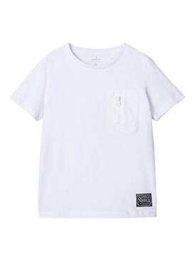 T-Shirt Name It Fedoza Weiß für Jungen