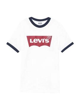 T-Shirt Levis Ringer Weiß für Jungen