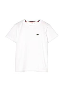 T-Shirt Lacoste Basic Weiß für Jungen