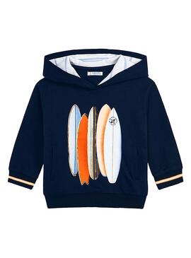 Sweatshirt Mayoral Surf Blau für Jungen