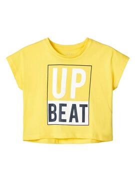 T-Shirt Name It Vilma Gelb für Mädchen