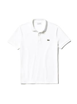 Polo Lacoste Basico White Men