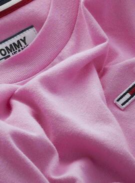 T-Shirt Tommy Jeans Classics Rosa Für Damen