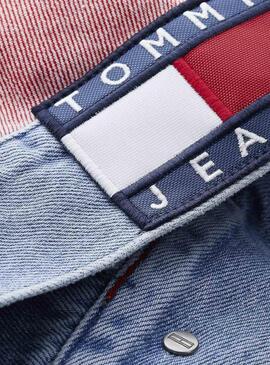 Jacke Denim Tommy Jeans Flag für Damen