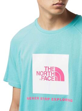 T-Shirt The North Face Rag Turquesa für Herren