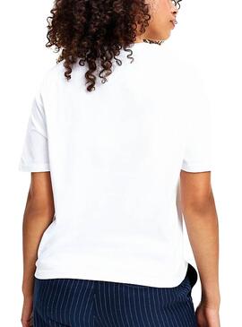 T-Shirt Tommy Jeans Colored Weiss für Damen