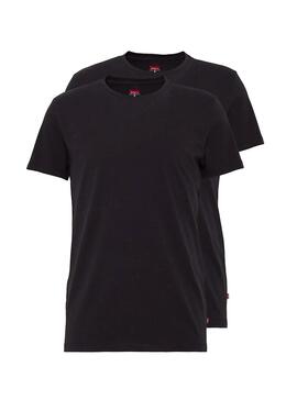 T-Shirt Levis Slim Schwarz für Herren