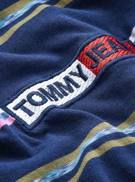 T-Shirt Tommy Jeans Seasonal Stripe Blau Herren
